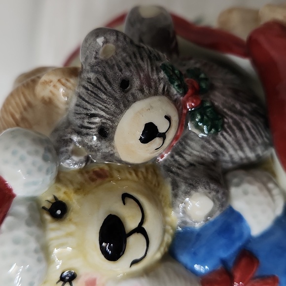 Fitz And Floyd, Holiday Elf, Candy Dish, Lidded Box - Picture 9 of 15